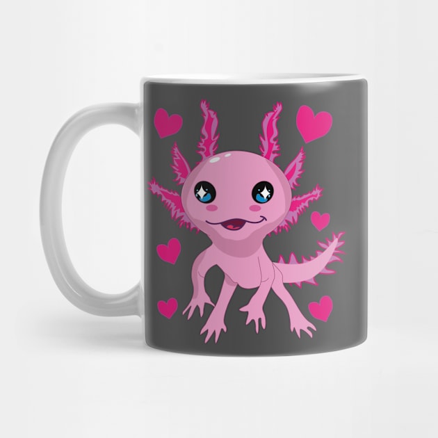 Axolotl Smile by AbstractA